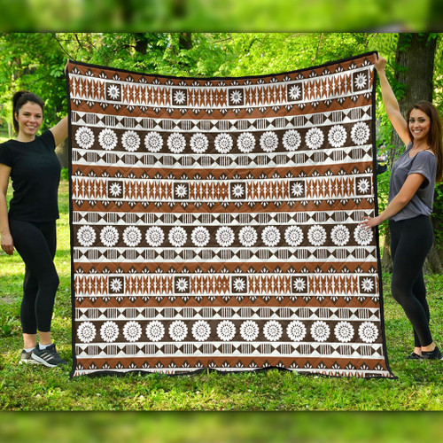 Fiji Premium Quilt Tapa Masi Pattern