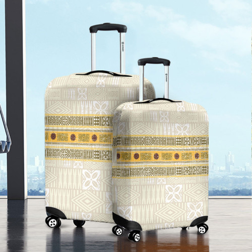 Fiji Luggage Cover Fijian Masi Tapa Design1