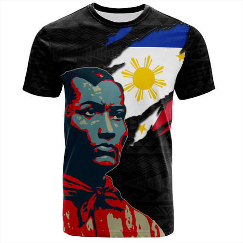 Philippines Filipinos T-Shirt Bonifacio Day Tribal Crack StylePhilippines Filipinos T-Shirt Bonifacio Day Tribal Crack Style