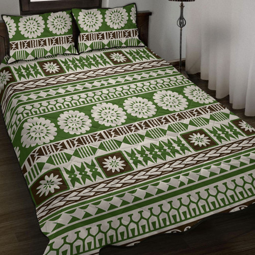 Fiji Quilt Bed Set Tapa Pattern