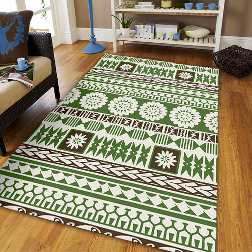Fiji Area Rug Tapa Pattern