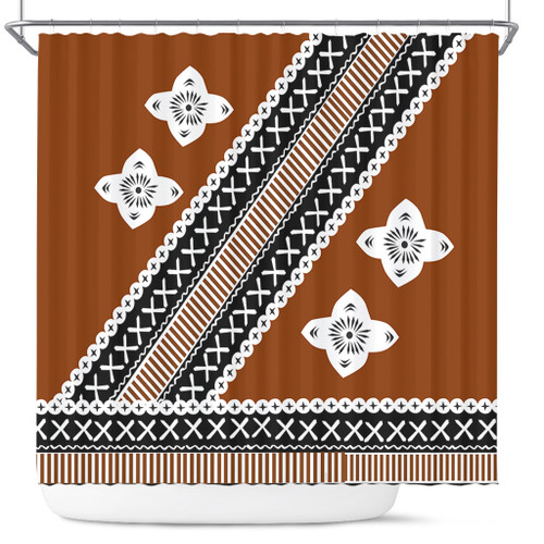 Fiji Shower Curtain Tapa Clothes