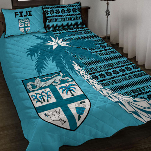 Fiji Quilt Bed Set Tapa Coconut