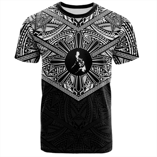Philippines Filipinos T-Shirt Traditional Tribal Tattoo Sun