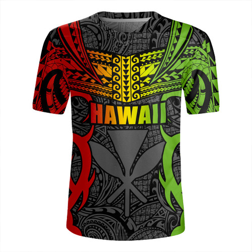Hawaii Rugby Jersey Kanaka Tribal Tattoo Concept