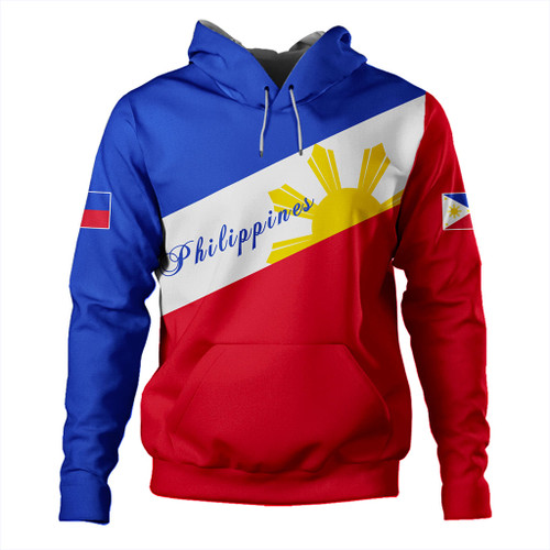 Philippines Filipinos Hoodie Flag Sun Style