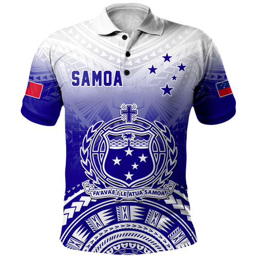 Samoa Polo Shirt Polynesian Tribal Island Design