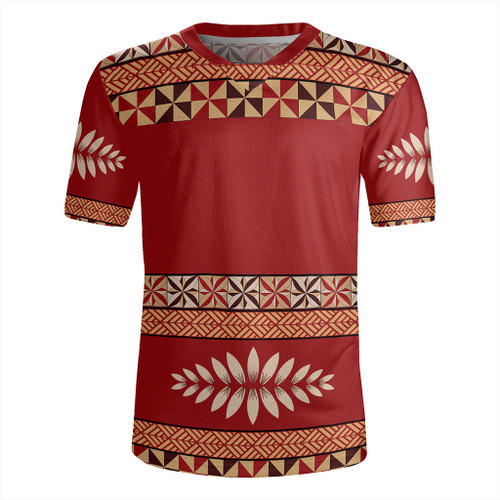 Tonga Rugby Jersey Ngatu Design Pattern