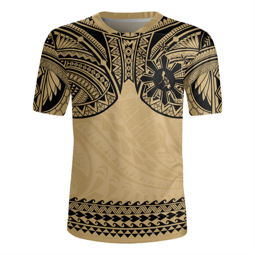 Philippines Filipinos Rugby Jersey Polynesian Tribal Filipinos Tattoo Sun Star