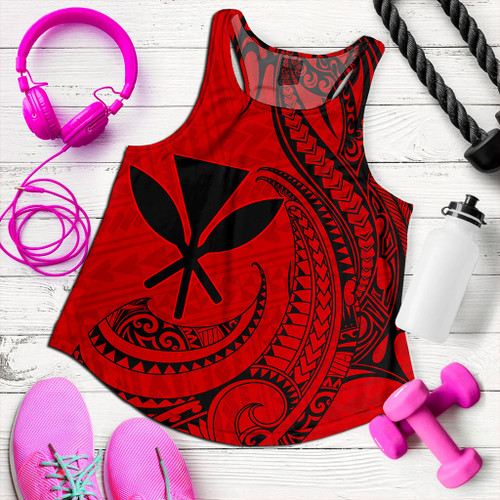 Hawaii Women Tank Kanaka Tribal Polynesian Island