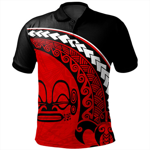 Marquesas Islands Polo Shirt Turtle Polynesian Tribal Coat Of Arms