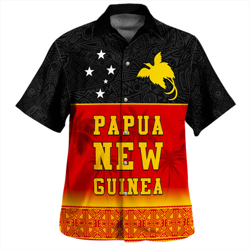 Papua New Guinea Hawaiian Shirt Tribal Pattern Traditional Culture