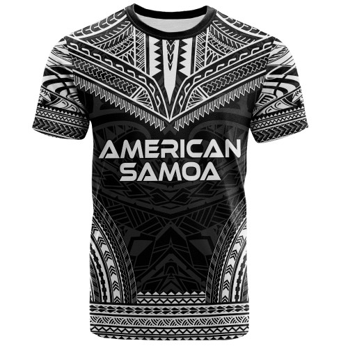 American Samoa T-Shirt Custom Personalised Polynesian Chief Tattoo1
