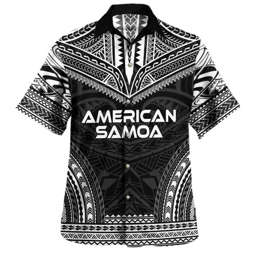 American Samoa Hawaiian Shirt Custom Personalised Polynesian Chief Tattoo1