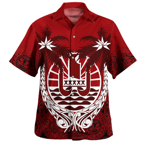 Tahiti Hawaiian Shirt Polynesian Coconut1