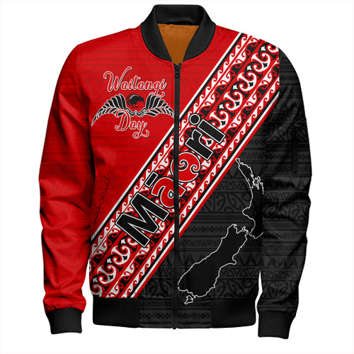 New Zealand Bomber Jacket Maori Aotearoa Tribal Waitangi Day