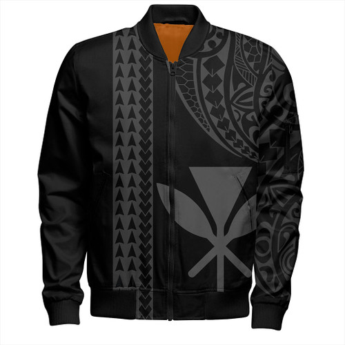 Hawaii Bomber Jacket Kanaka Maoli Polynesian Tribal Simple Style