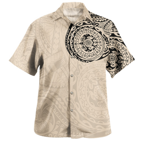 Polynesian Hawaiian Shirt Polynesian Tattoo Style Version 2.0 Nude1