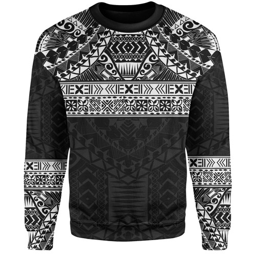 Polynesian Sweatshirt Traditional Tribal Tattoos1