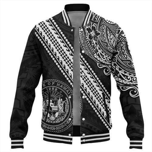 Hawaii Baseball Jacket Seal Tribal Polynesian Tattoos