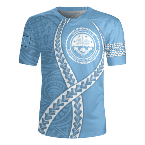 Federated States of Micronesia Rugby Jersey Tribal Polynesian In My Heart
