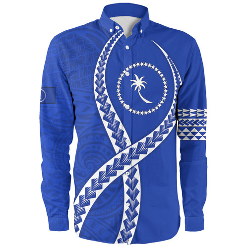 Chuuk State Long Sleeve Shirt Tribal Polynesian In My Heart