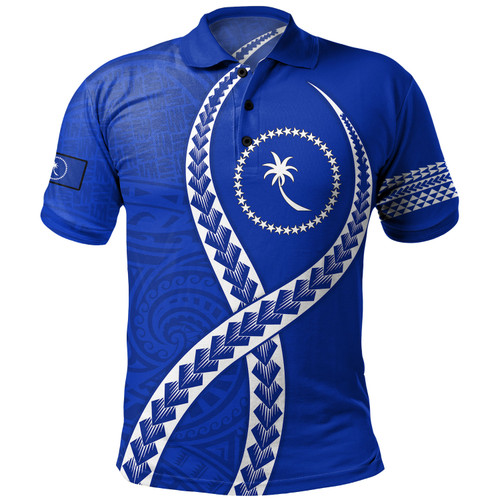 Chuuk State Polo Shirt Tribal Polynesian In My Heart