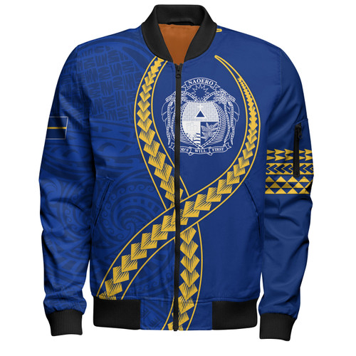 Nauru Bomber Jacket Tribal Polynesian In My Heart