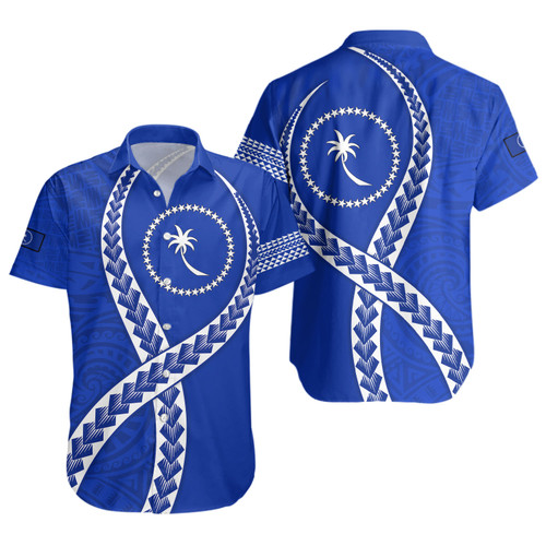 Chuuk State Short Sleeve Shirt Tribal Polynesian In My Heart