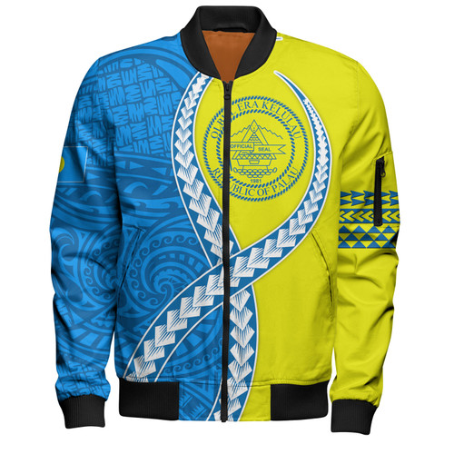 Palau Bomber Jacket Tribal Polynesian In My Heart