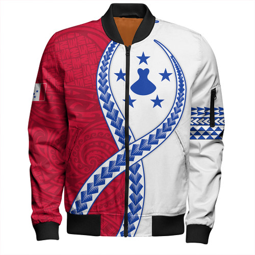 Austral Islands Bomber Jacket Tribal Polynesian In My Heart