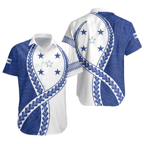 Gambier Islands Short Sleeve Shirt Tribal Polynesian In My Heart