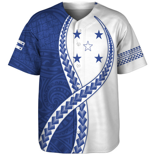 Gambier Islands Baseball Shirt Tribal Polynesian In My Heart