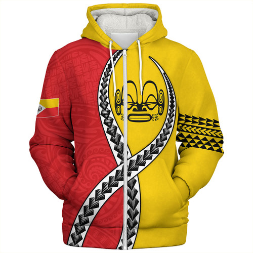 Marquesas Islands Sherpa Hoodie Tribal Polynesian In My Heart