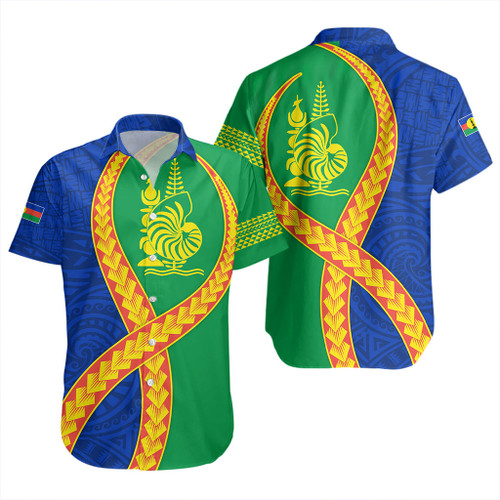 New Caledonia Short Sleeve Shirt Tribal Polynesian In My Heart