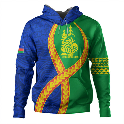 New Caledonia Hoodie Tribal Polynesian In My Heart