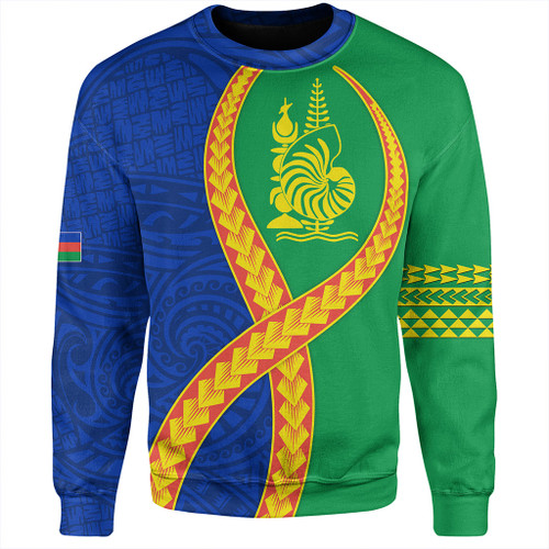 New Caledonia Sweatshirt Tribal Polynesian In My Heart