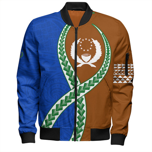 Pohnpei State Bomber Jacket Tribal Polynesian In My Heart