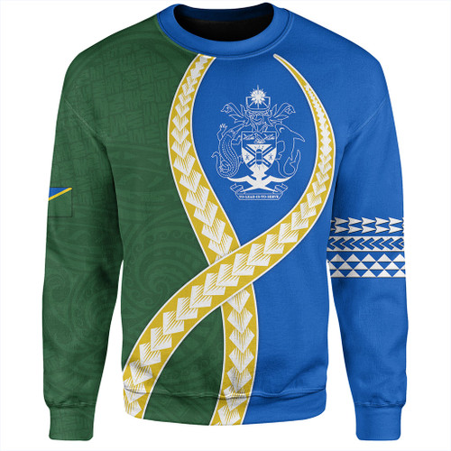 Solomon Islands Sweatshirt Tribal Polynesian In My Heart