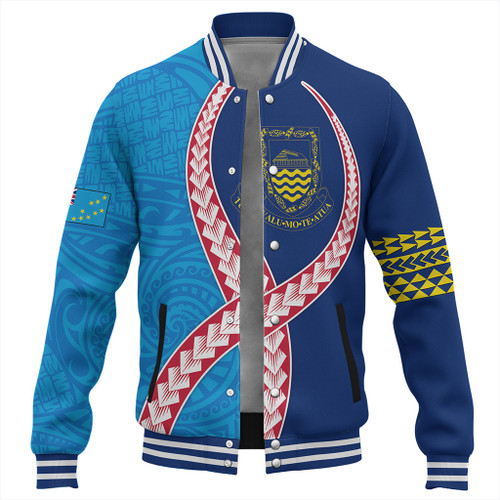 Tuvalu Baseball Jacket Tribal Polynesian In My Heart