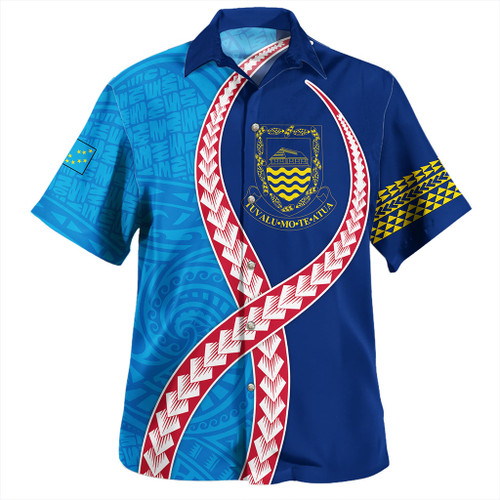 Tuvalu Hawaiian Shirt Tribal Polynesian In My Heart