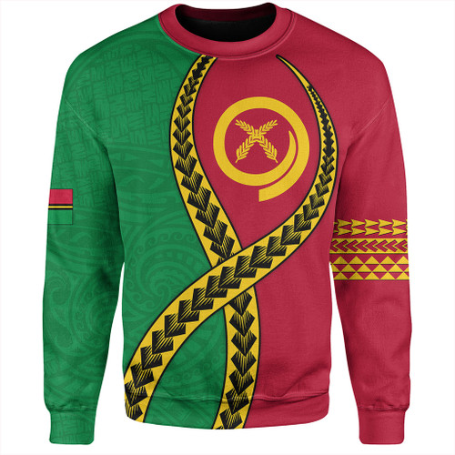 Vanuatu Sweatshirt Tribal Polynesian In My Heart