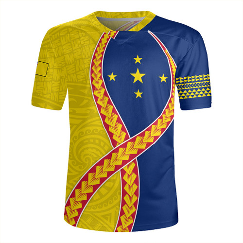 Niue Rugby Jersey Tribal Polynesian In My Heart