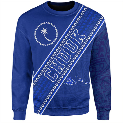 Chuuk State Sweatshirt Flag And Coat Of Arms