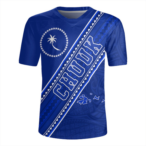 Chuuk State Rugby Jersey Flag And Coat Of Arms