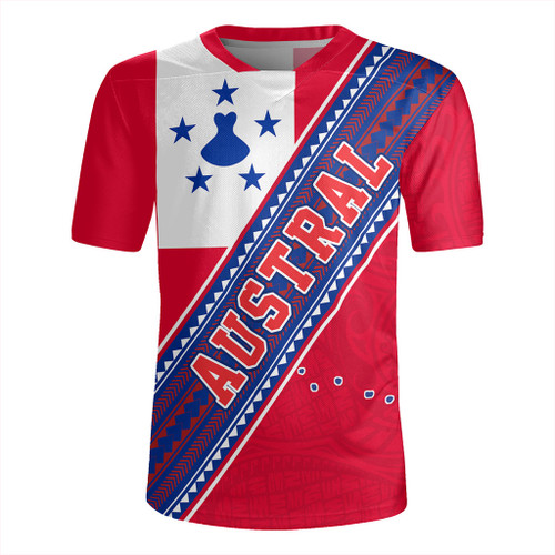 Austral Islands Rugby Jersey Flag And Coat Of Arms