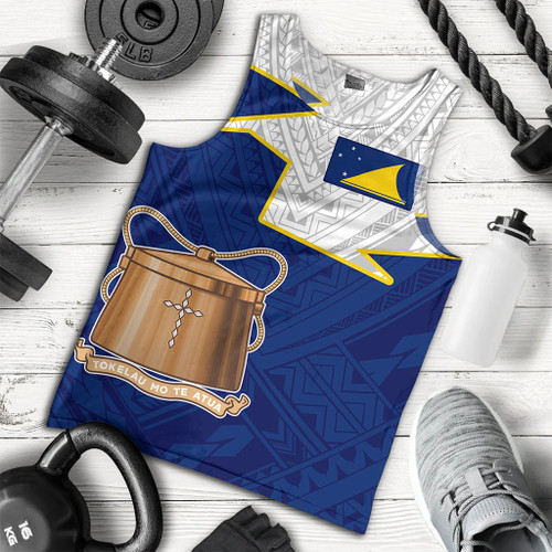 Tokelau Tank Top Polynesian Tattoo Flag And Coat Of Arms