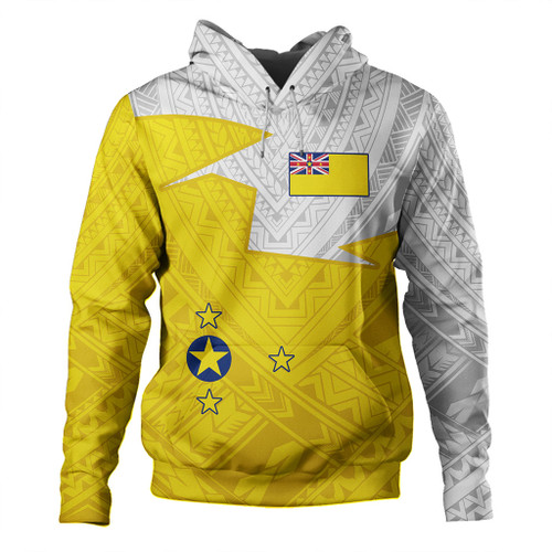 Niue Hoodie Polynesian Tattoo Flag And Coat Of Arms