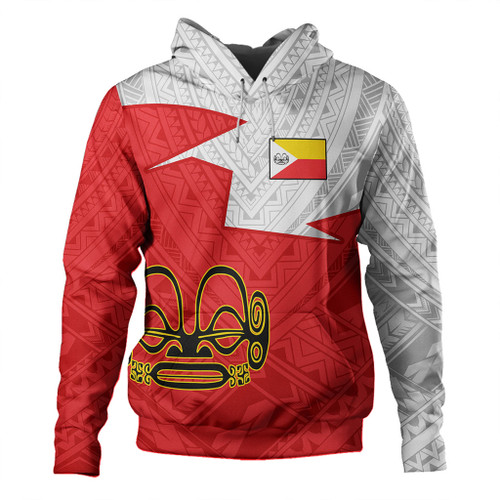 Marquesas Islands Hoodie Polynesian Tattoo Flag And Coat Of Arms