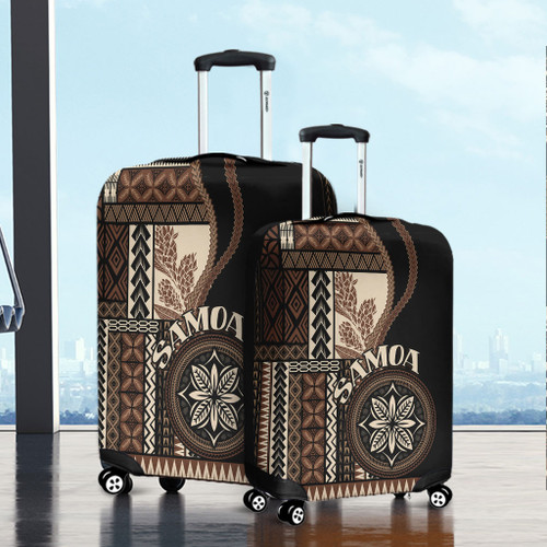 Samoa Luggage Cover Samoan Siapo Motif Classic Style1